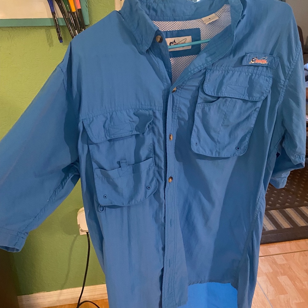 World Wide Sportsman Angler Short-Sleeve Shirt for Men SMALL